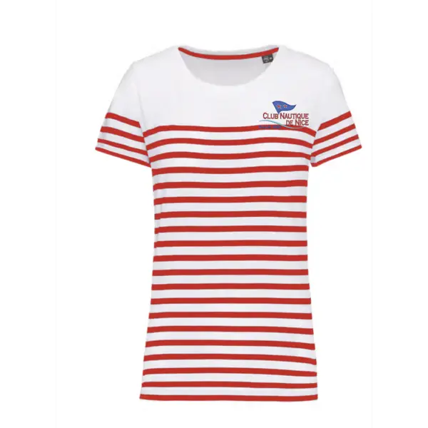 K3034 - T-shirt marin col rond Bio femme K3034 Couleur Bleu Taille S